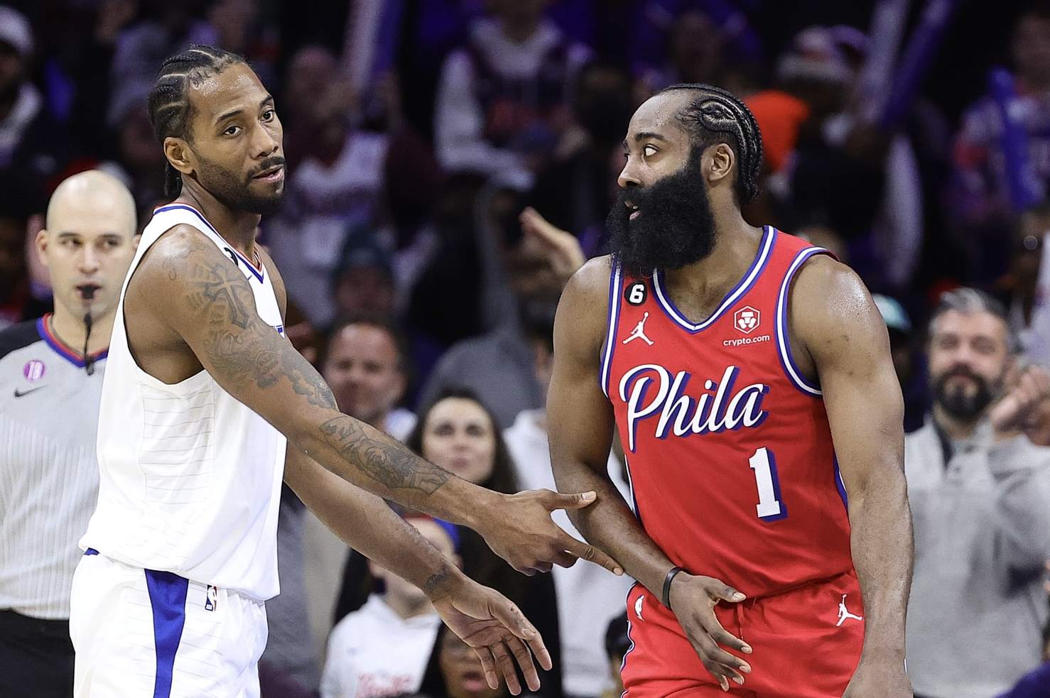 The Sixers want drafts picks and an elite player in a trade package for  James Harden, per @pompeyonsixers .