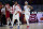 MADRID, SPAIN - JULY 23: Gian Clavell #24 and José Alvarado #10 of Puerto Rico talking during friendly match between Spain and Puerto Rico to preparation for Paris Olympic Games at WiZink Center on July 23, 2024 in Madrid, Spain. (Photo by Borja B. Hojas/Getty Images)