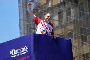 Joey Chestnut Eats 62 Hot Dogs to Claim 16th Title in Nathan's