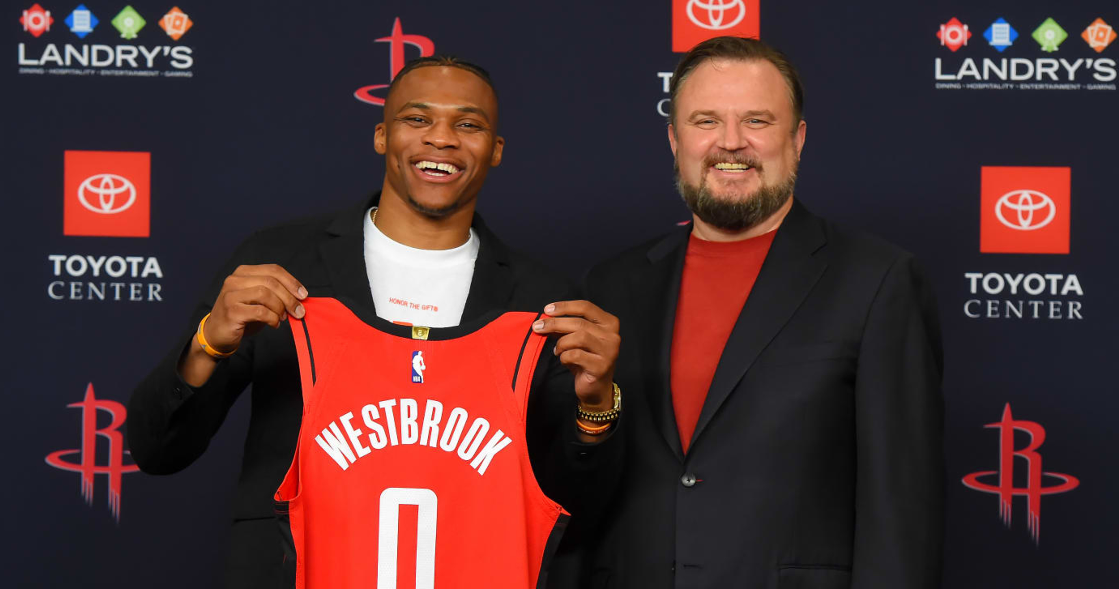 Russell Westbrook Washington Wizards 202121 Red Icon Jersey 2021 Trade in  2023