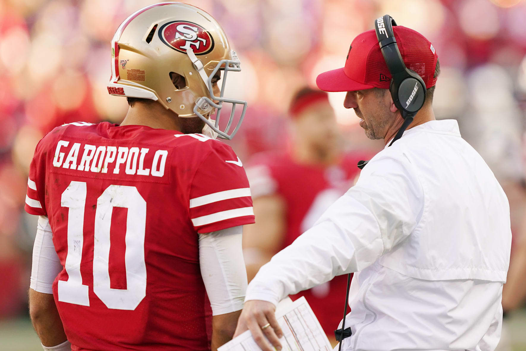 Jimmy Garoppolo trade did not include contract extension, nothing