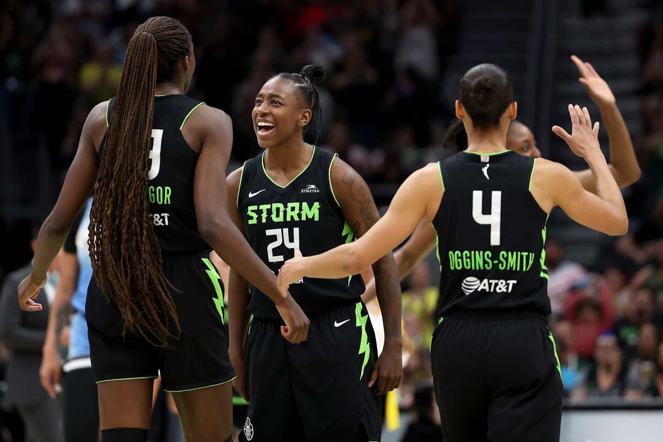 Ezi Magbegor and Jewell Loyd