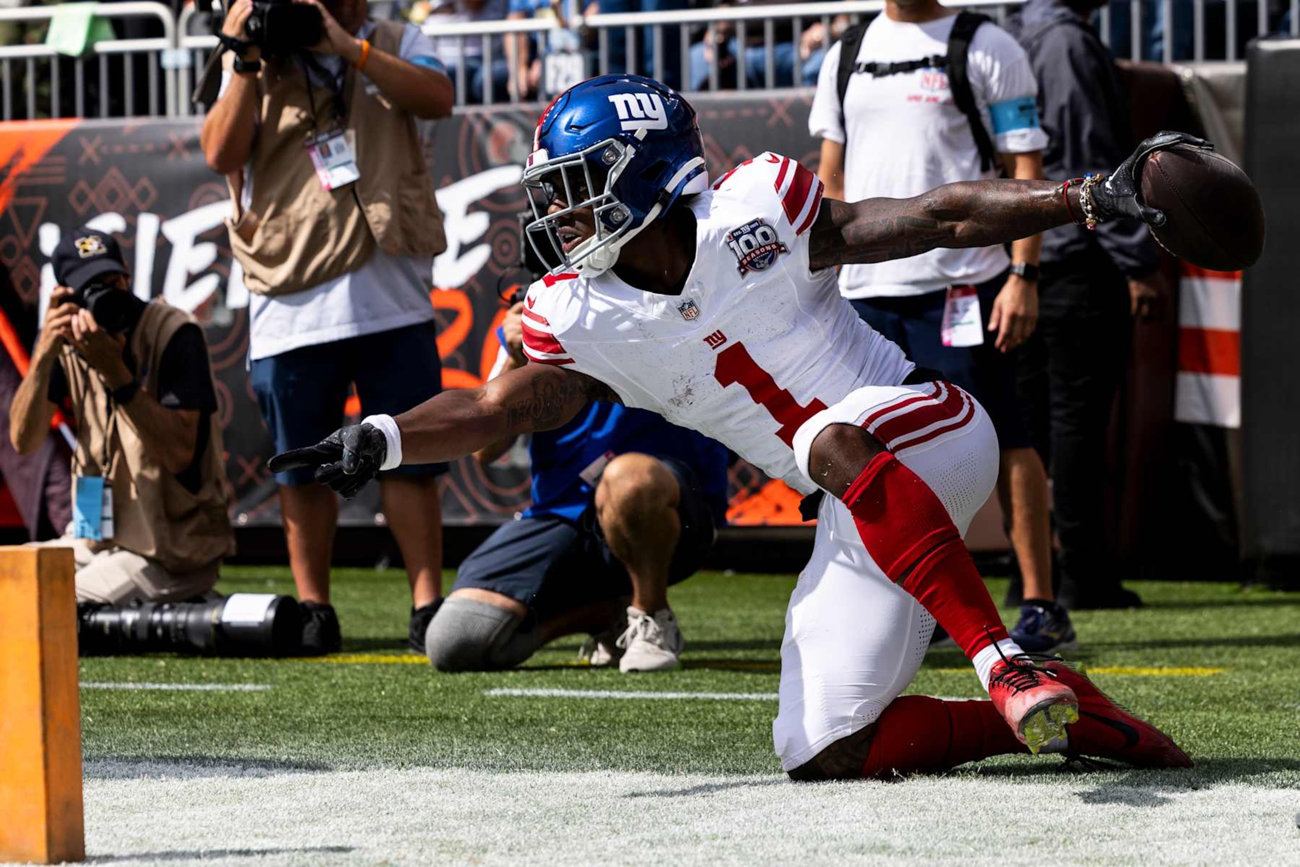 New York Giants wide receiver Malik Nabers New York Giants wide receiver Malik Nabers