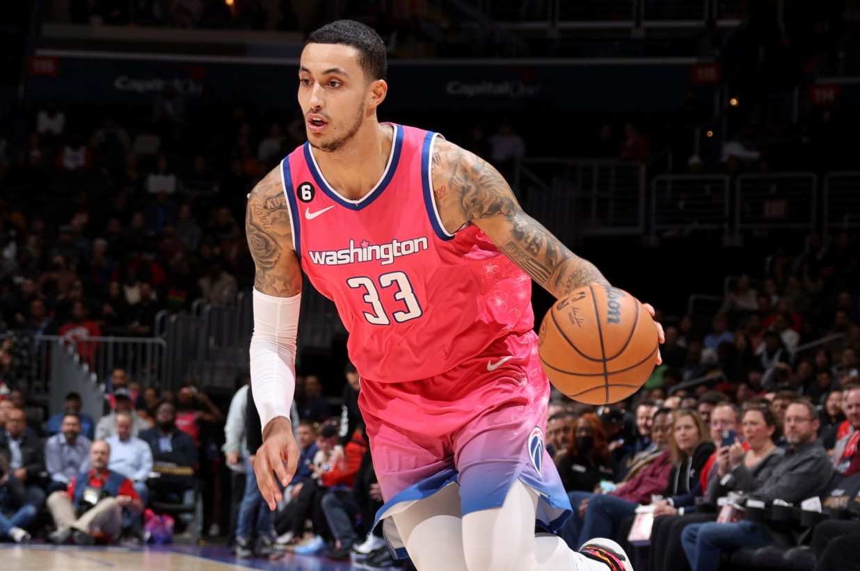 Washington Wizards #33 Kyle Kuzma Jersey Pink