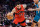 TORONTO, ON - FEBRUARY 12: Fred VanVleet #23 of the Toronto Raptors drives to the net against Killian Hayes #7 of the Detroit Pistons during the first half of their NBA game at Scotiabank Arena on February 12, 2023 in Toronto, Canada. NOTE TO USER: User expressly acknowledges and agrees that, by downloading and or using this photograph, User is consenting to the terms and conditions of the Getty Images License Agreement. (Photo by Cole Burston/Getty Images)