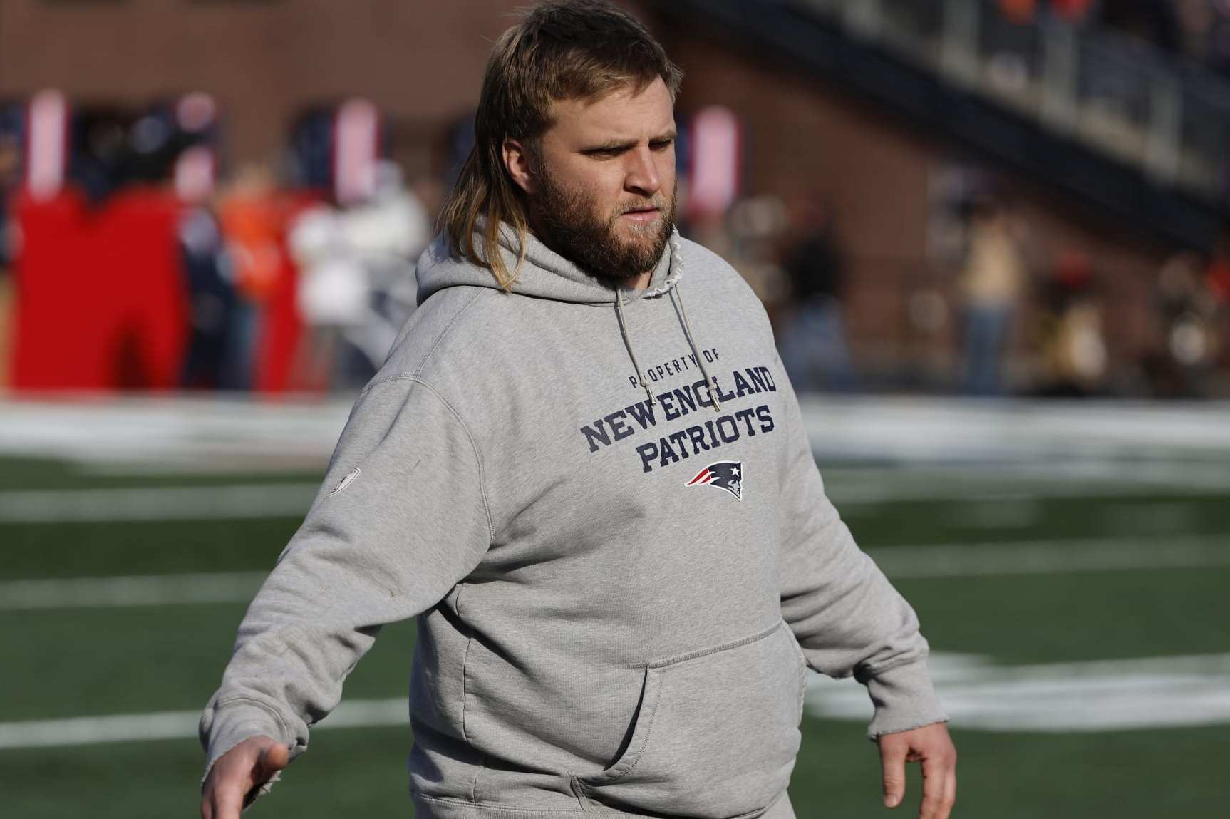 FOXBOROUGH, MASSACHUSETTS - JANUARY 01: New England Patriots linebacker coach Steve Belichick before their game against the Miami Dolphins at Gillette Stadium on January 01, 2023 in Foxborough, Massachusetts. (Photo by Winslow Townson/Getty Images)