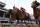 Jockey Joseph Hernandez Jr. on Mystik Dan win the 150th Kentucky Derby