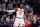 NEW YORK, NEW YORK - OCTOBER 24: RJ Barrett #9 of the New York Knicks reacts after making a three pointer during the third quarter of the game against the Orlando Magic at Madison Square Garden on October 24, 2022 in New York City. NOTE TO USER: User expressly acknowledges and agrees that,  by downloading and or using this photograph,  User is consenting to the terms and conditions of the Getty Images License Agreement. (Photo by Dustin Satloff/Getty Images)