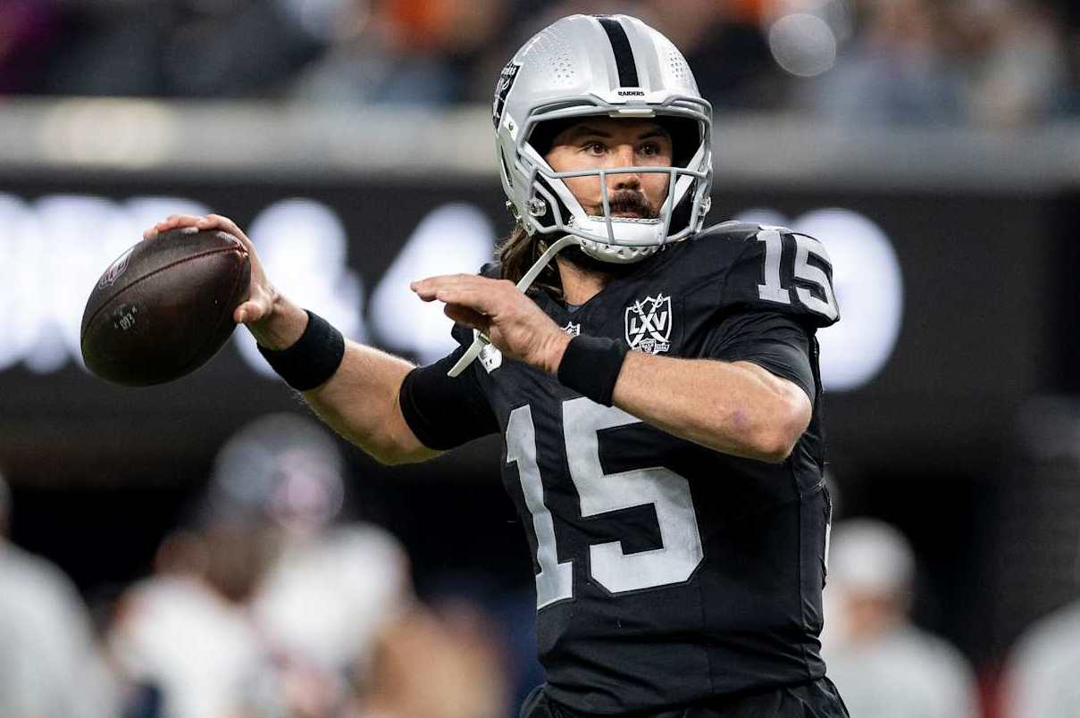Las Vegas Raiders quarterback Gardner Minshew II.
