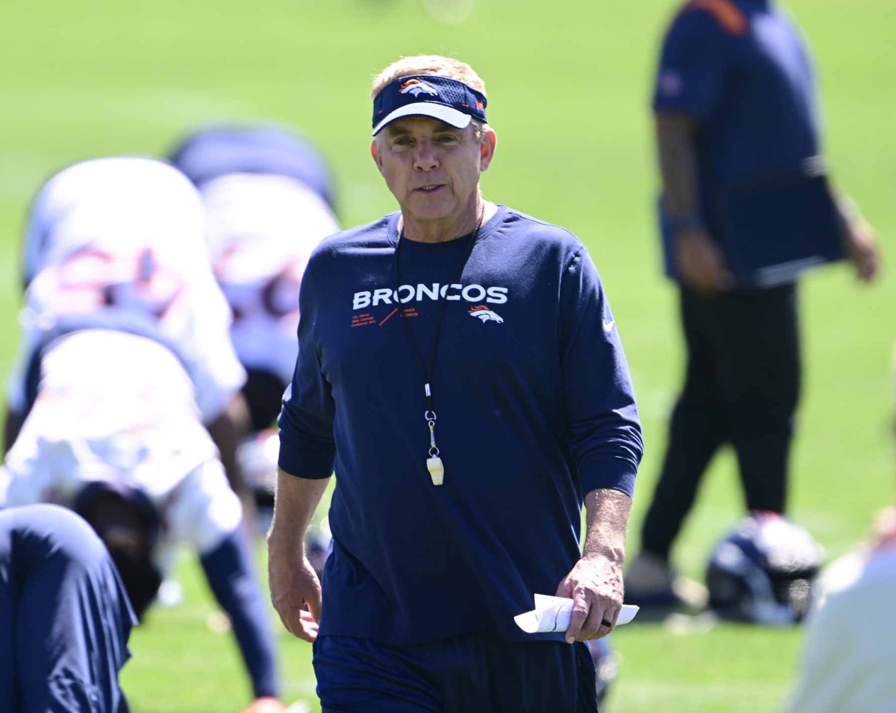 Denver Broncos head coach Sean Payton