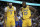 DENVER, CO - OCTOBER 24: LeBron James (23) of the Los Angeles Lakers and Anthony Davis (3) discuss a strategy for the Denver Nuggets during the first quarter at Ball Arena in Denver on Tuesday, October 24, 2023. (Photo by AAron Ontiveroz/The Denver Post)