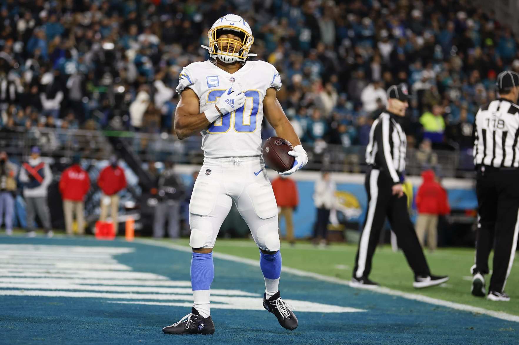 Austin Ekeler says he felt 'punched in the face' by Chargers