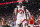 TORONTO, ON - OCTOBER 31: Pascal Siakam #43 of the Toronto Raptors reacts against the Atlanta Hawks at Scotiabank Arena on October 31, 2022 in Toronto, Canada. NOTE TO USER: User expressly acknowledges and agrees that, by downloading and or using this photograph, User is consenting to the terms and conditions of the Getty Images License Agreement. (Photo by Cole Burston/Getty Images