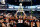 LAS VEGAS, NV - DECEMBER 17: Offensive lineman Heneli Bloomfield (58) of the Oregon State Beavers holds up the Rossi Ralenkotter trophy and celebrates with teammates after winning the SRS Distribution Las Vegas Bowl featuring the Florida Gators versus the Oregon State Beavers on December 17, 2022 at Allegiant Stadium in Las Vegas, Nevada. (Photo by Jeff Speer/Icon Sportswire via Getty Images)