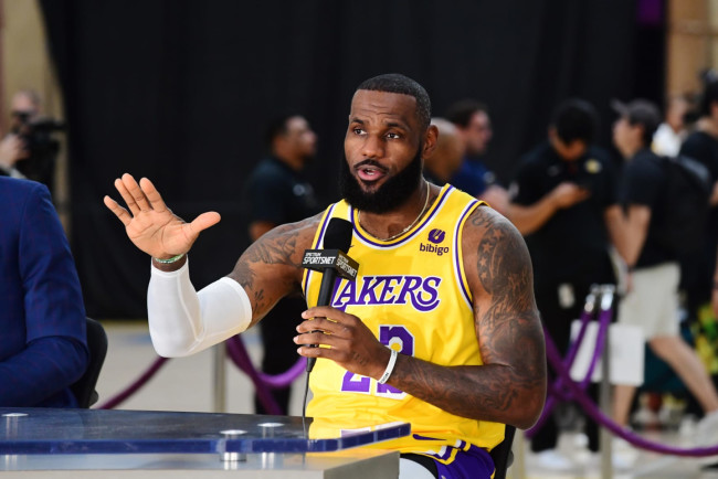 LeBron leaving LA? 'King James' reacts to Bronny's NBA mock draft projection