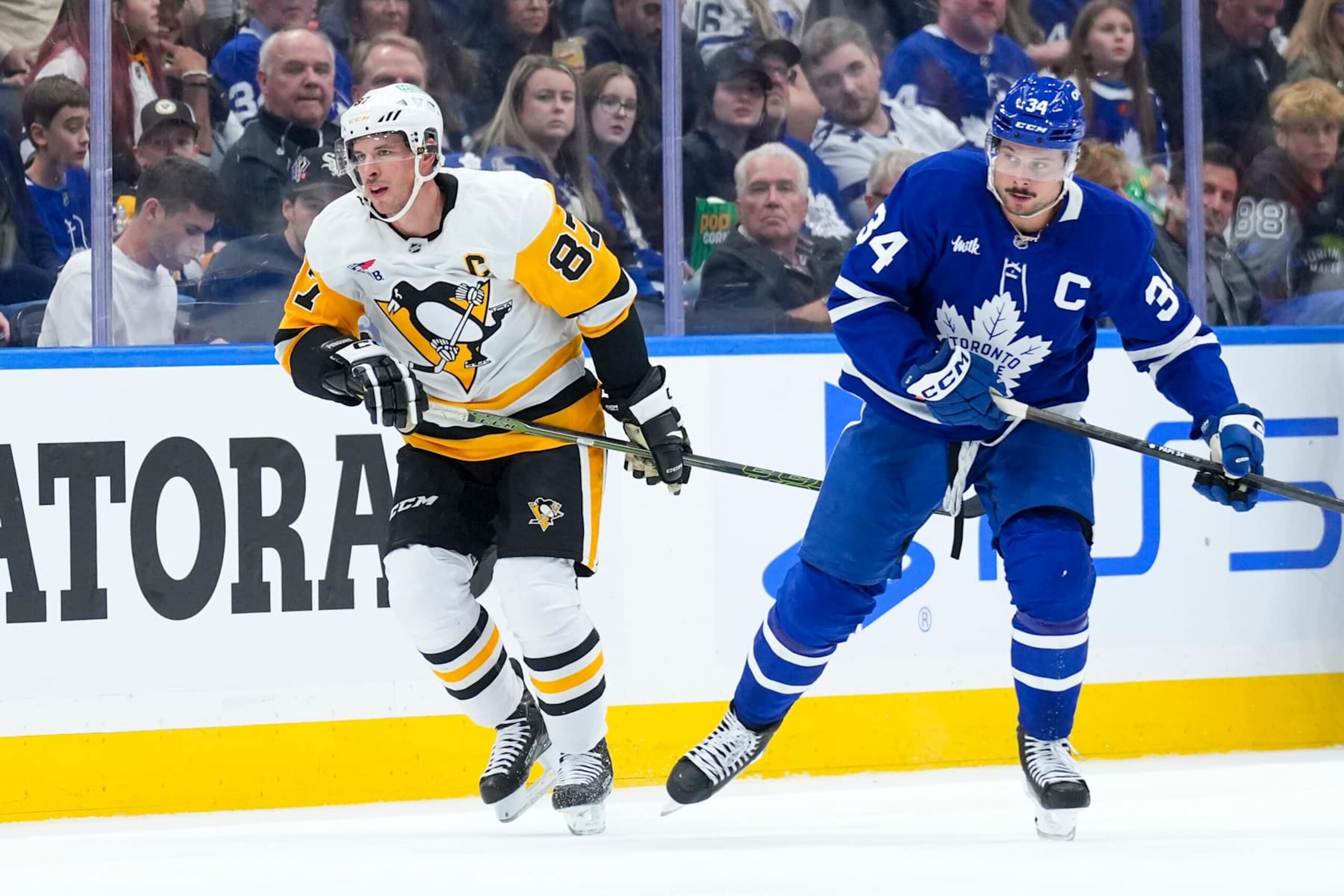 Sidney Crosby and Auston Matthews.