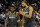 MINNEAPOLIS, MN - OCTOBER 28: Rudy Gobert #27 talks to Anthony Edwards #1 of the Minnesota Timberwolves in the second quarter of the game against the Los Angeles Lakers at Target Center on October 28, 2022 in Minneapolis, Minnesota. The Timberwolves defeated the Lakers 111-102. NOTE TO USER: User expressly acknowledges and agrees that, by downloading and or using this Photograph, user is consenting to the terms and conditions of the Getty Images License Agreement. (Photo by David Berding/Getty Images)