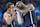 PARIS, FRANCE - AUGUST 10: Stephen Curry (4) and LeBron James of Team USA celebrate during Men's Gold Medal game between Team France and Team United States on day fifteen of the Olympic Games Paris 2024 at Bercy Arena on August 10, 2024 in Paris, France. (Photo by Aytac Unal/Anadolu via Getty Images)