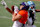 MOBILE, ALABAMA - JANUARY 29: Jack Bech #7 of TCU catches a pass over Caleb Ransaw #13 of Tulane during Senior Bowl practice at Hancock Whitney Stadium on January 29, 2025 in Mobile, Alabama. (Photo by Derick E. Hingle/Getty Images)