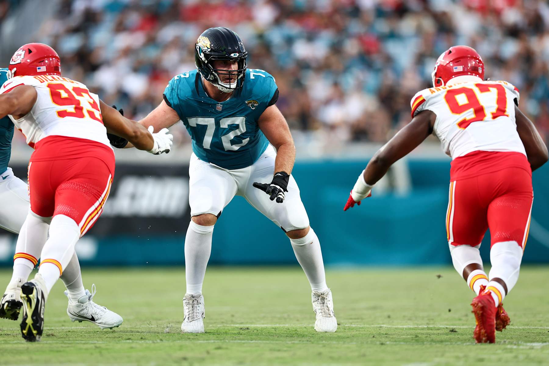 Jacksonville Jaguars left tackle Walker Little