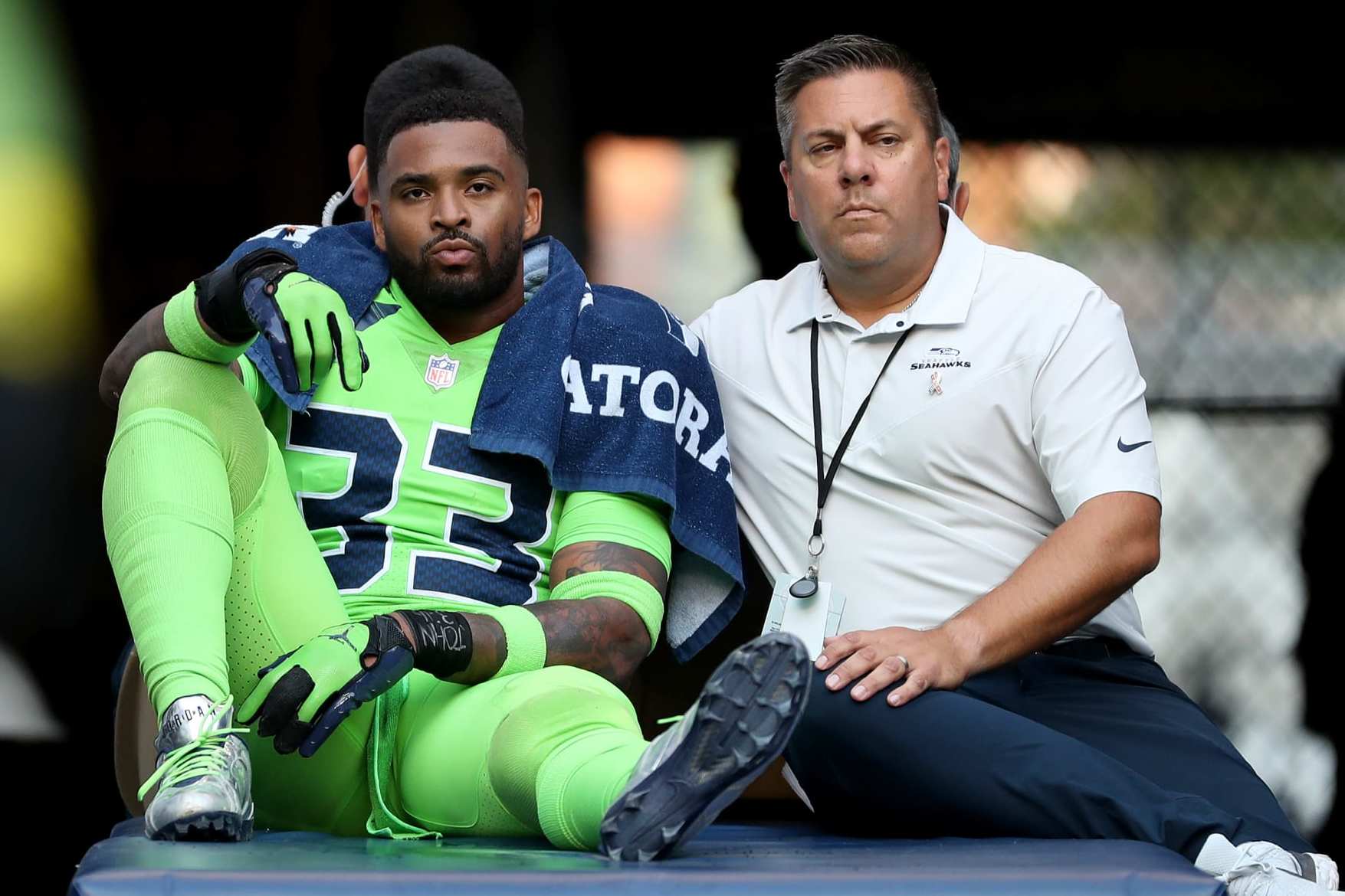 Seahawks running back Marshawn Lynch could face $100,000 fine for wearing  Beast Mode hat at Super Bowl Media Day – New York Daily News