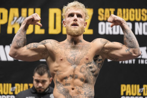 Video: Jake Paul Arrives to Nate Diaz Fight in Tank