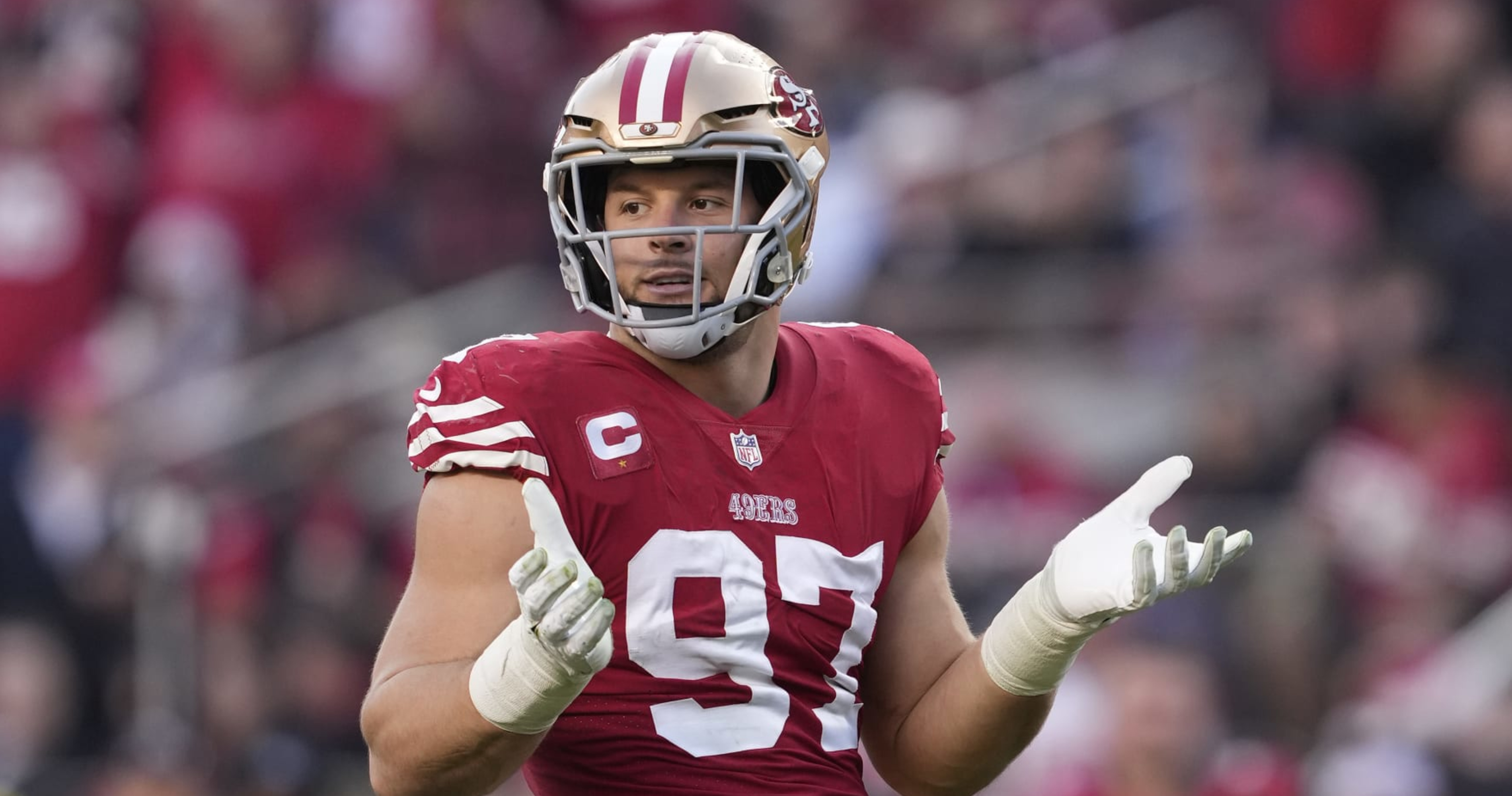 NFL Rumors: 49ers' Nick Bosa 'In Doubt' for Week 1 vs. Steelers amid  Contract Talks, News, Scores, Highlights, Stats, and Rumors