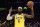 LOS ANGELES, CA - FEBRUARY 7: LeBron James #6 of the Los Angeles Lakers poses for a photo after breaking Kareem Abdul-Jabbars, all time scoring record of 38,387 points during the game against the Oklahoma City Thunder on February 7, 2023 at Crypto.Com Arena in Los Angeles, California. NOTE TO USER: User expressly acknowledges and agrees that, by downloading and/or using this Photograph, user is consenting to the terms and conditions of the Getty Images License Agreement. Mandatory Copyright Notice: Copyright 2023 NBAE (Photo by Nathaniel S. Butler/NBAE via Getty Images)