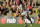 FREMANTLE, WESTERN AUSTRALIA - FEBRUARY 26: Heather Anderson of the Crows looks to pass the ball at some point soon of the round four AFL Females's match between the Fremantle Dockers and the Adelaide Crows at Fremantle Oval on February 26, 2017 in Fremantle, Australia.  (List by Will Russell/AFL Media/Getty Photos)