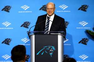 Video: Panthers' David Tepper Visits Restaurant to Ask About 2024 NFL Draft Sign