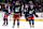 NEW YORK, NEW YORK - DECEMBER 14: Mika Zibanejad #93 and Chris Kreider #20 of the New York Rangers react after the Los Angeles Kings score a goal during the second period at Madison Square Garden on December 14, 2024 in New York City. (Photo by Luke Hales/Getty Images)