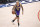 Los Angeles Lakers forward Kyle Kuzma (0) dribbles the ball during the first half of an NBA basketball game against the Washington Wizards, Wednesday, April 28, 2021, in Washington. (AP Photo/Nick Wass)