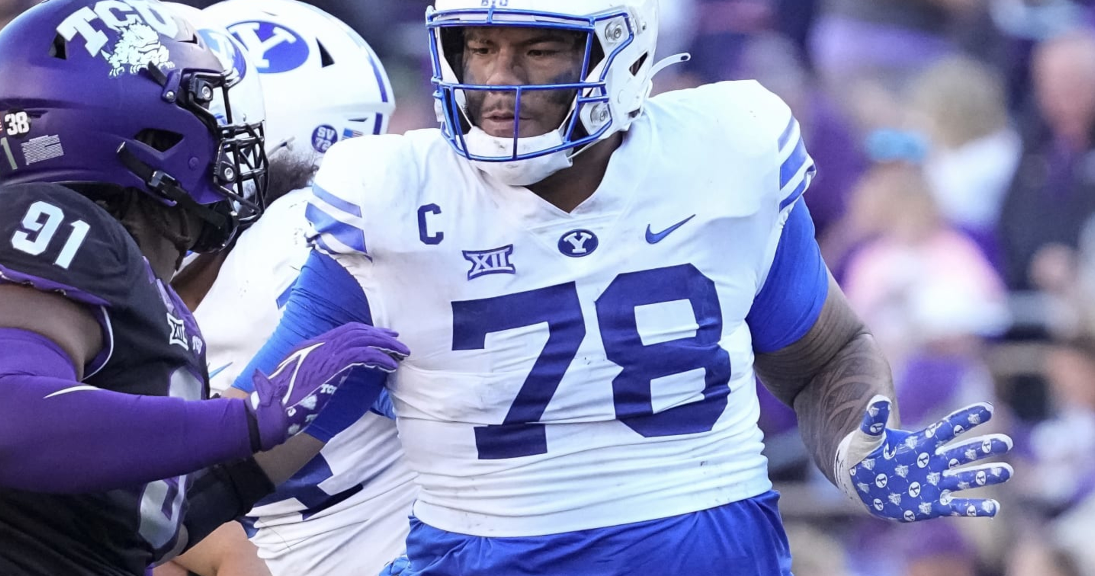 Kingsley Suamataia Nfl Draft 2024 Scouting Report For Byu Ot News Scores Highlights Stats 