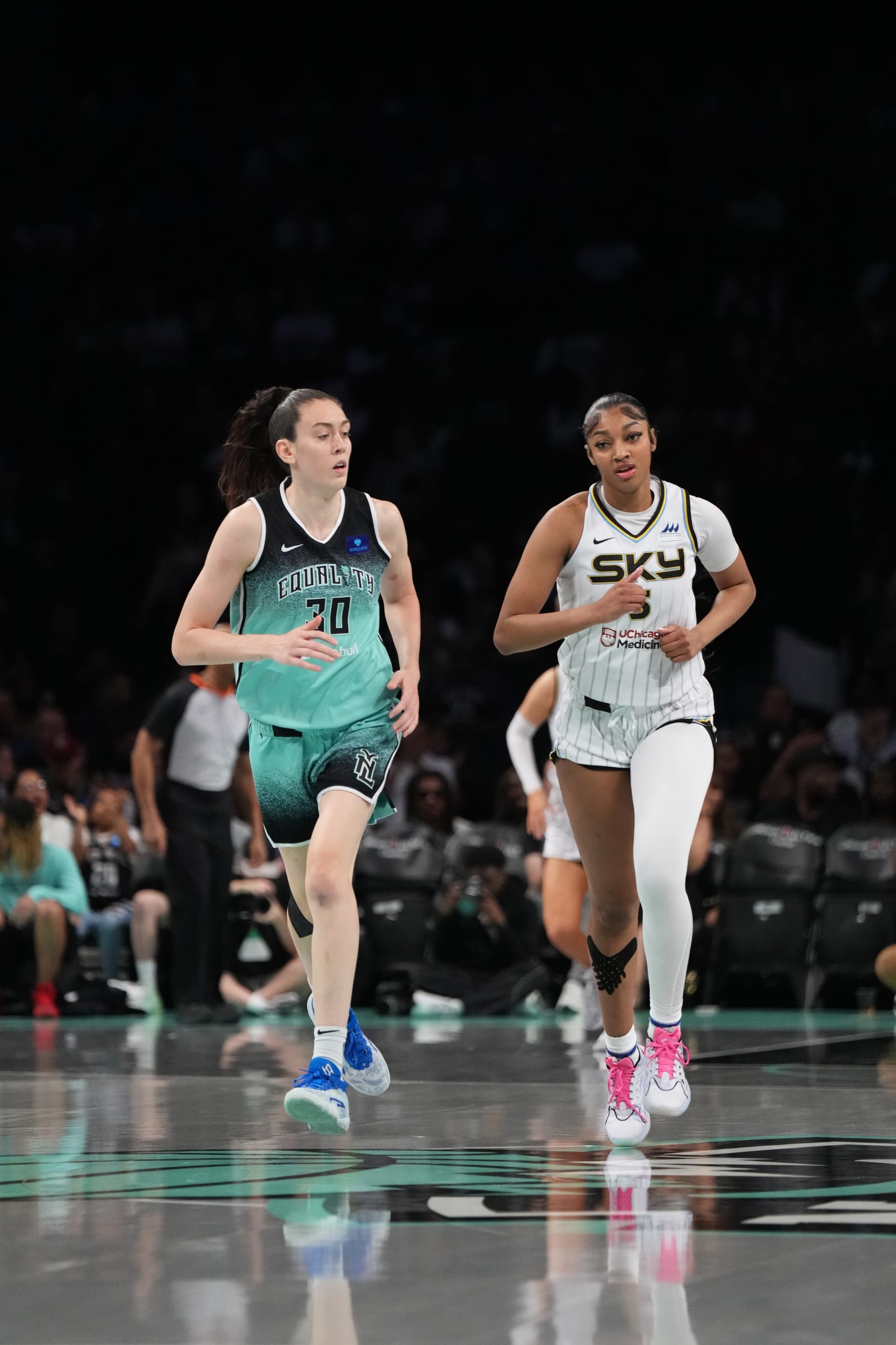 Breanna Stewart and Angel Reese