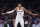 San Antonio Spurs' Victor Wembanyama during the first half of an NBA basketball game against the New York Knicks, Wednesday, Nov. 8, 2023, in New York. (AP Photo/Seth Wenig)