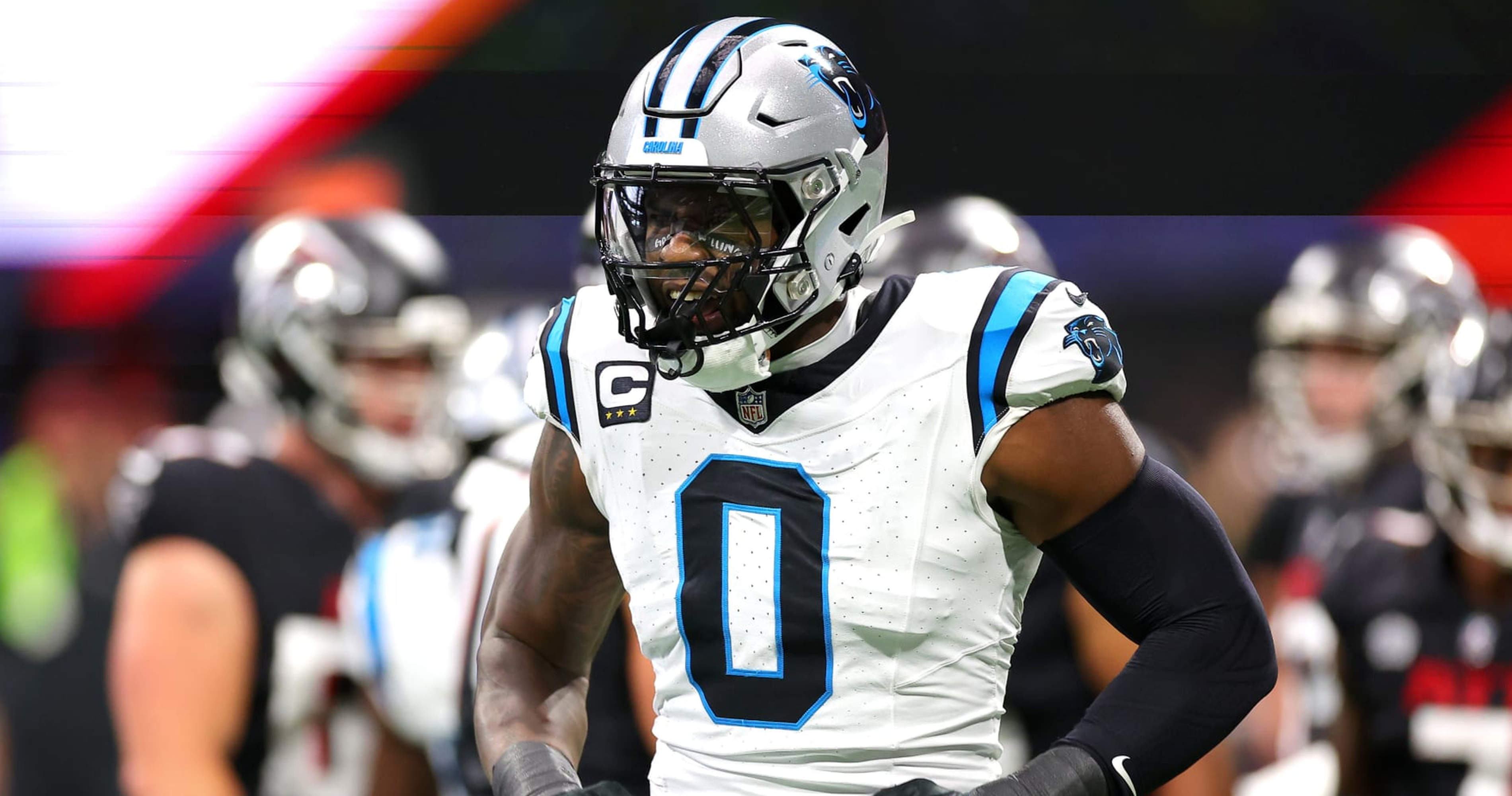 Brian Burns says contract talks with Panthers on hold, focusing on football  instead of extension 