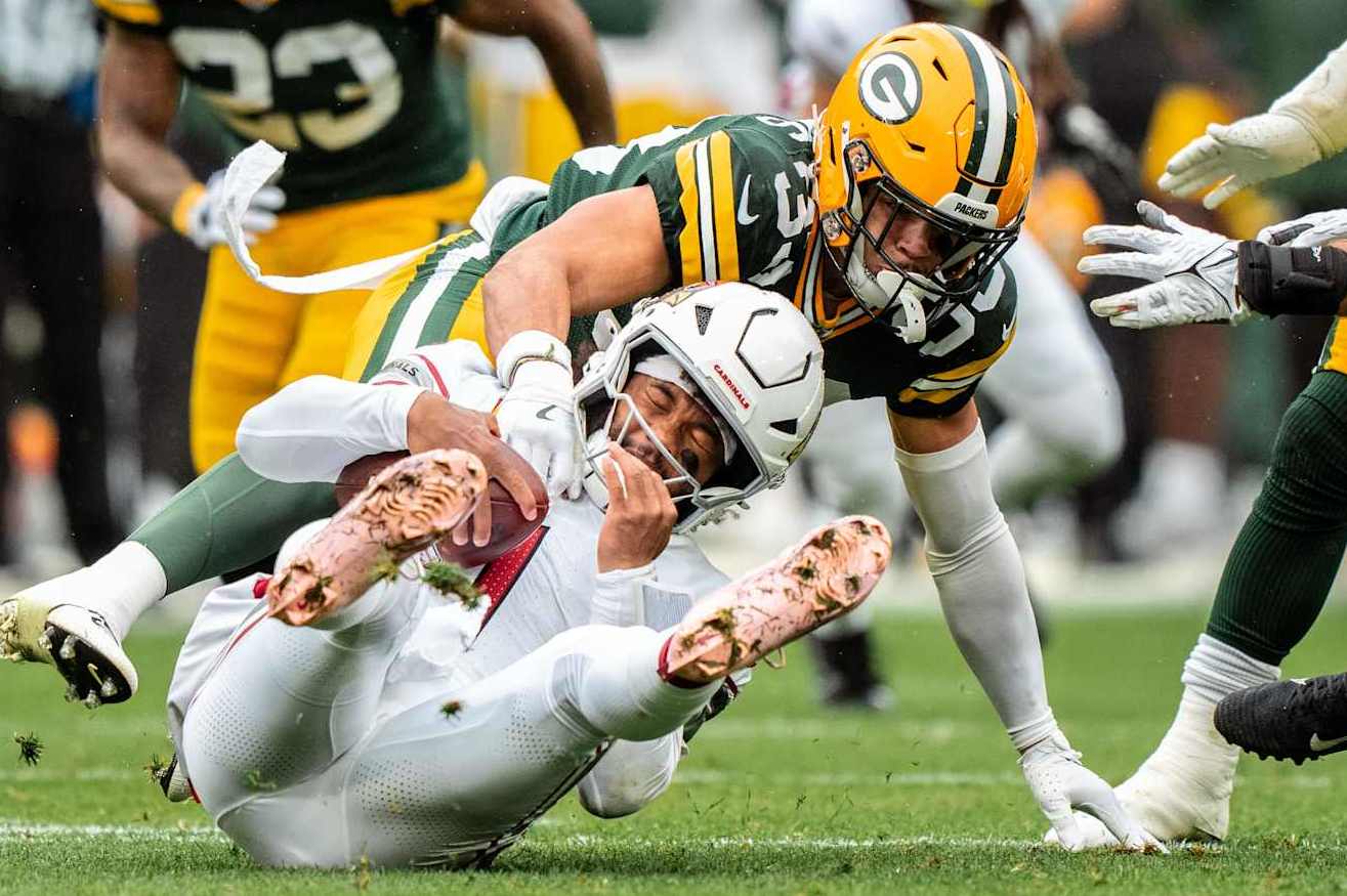 Green Bay Packers safety Evan Williams