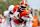 BOWLING GREEN, OHIO - SEPTEMBER 28: Harold Fannin Jr. #0 of the Bowling Green Falcons catches the ball against Khian'Dre Harris #16 of the Old Dominion Monarchs at Doyt Perry Stadium on September 28, 2024 in Bowling Green, Ohio. (Photo by Isaiah Vazquez/Getty Images)