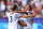 PARIS, FRANCE - AUGUST 03: Trinity Rodman #5 of Team United States celebrates victory after the Women's Quarterfinal match between United States and Japan during the Olympic Games Paris 2024 at Parc des Princes on August 03, 2024 in Paris, France. (Photo by Marc Atkins/Getty Images)