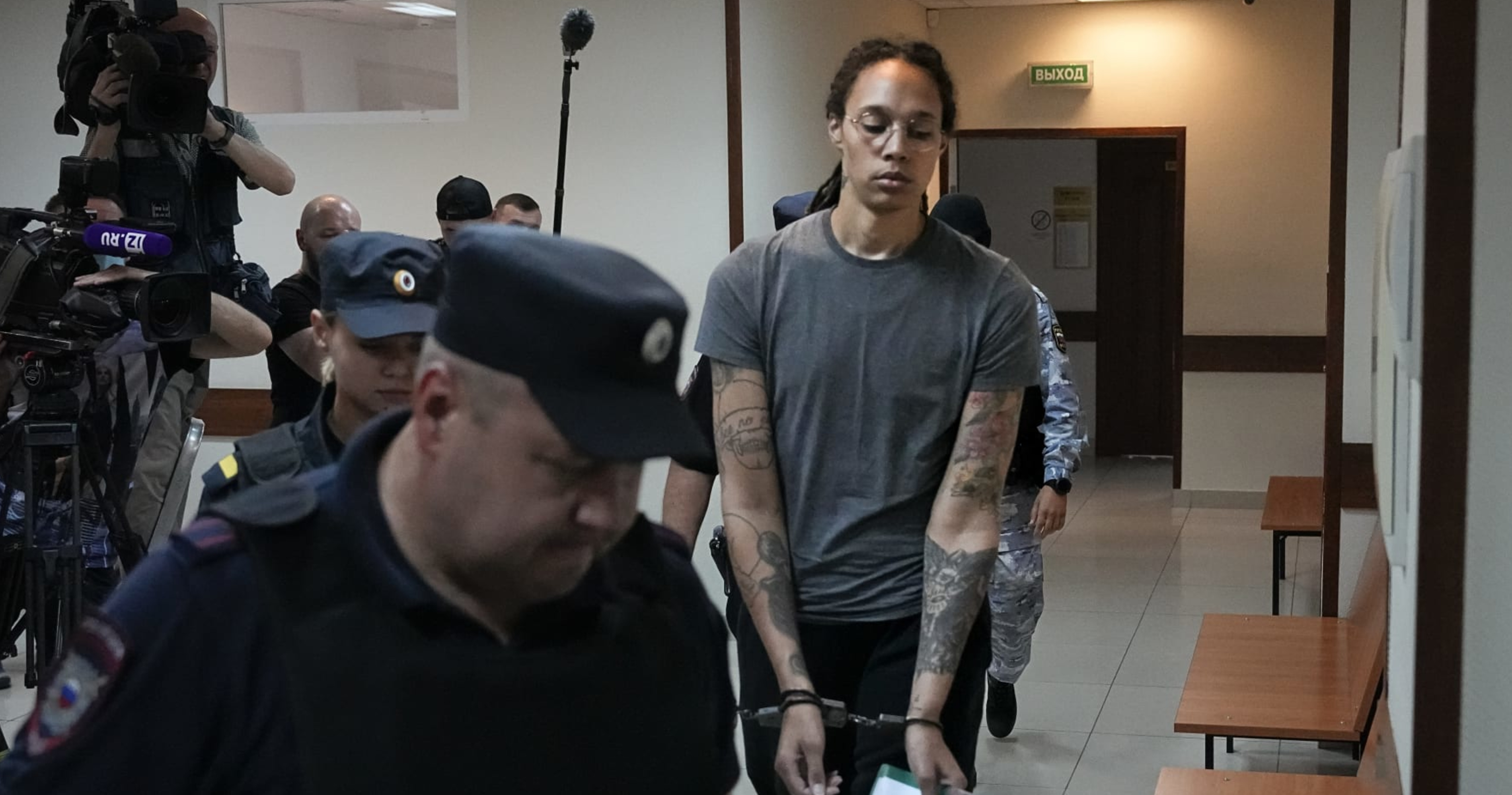 Brittney Griner Found Guilty of Drug Charges; Sentenced to 9 Years in Russian Pr..
