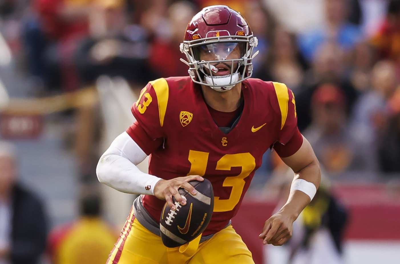 Where should USC quarterback Caleb Williams hope to land in the 2024 NFL draft?
