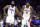 PHILADELPHIA, PENNSYLVANIA - DECEMBER 19: James Harden #1 and Joel Embiid #21 of the Philadelphia 76ers look on during the first quarter against the Toronto Raptors at Wells Fargo Center on December 19, 2022 in Philadelphia, Pennsylvania. NOTE TO USER: User expressly acknowledges and agrees that, by downloading and or using this photograph, User is consenting to the terms and conditions of the Getty Images License Agreement. (Photo by Tim Nwachukwu/Getty Images)