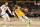 LOS ANGELES, CA - APRIL 24: LeBron James #6 of the Los Angeles Lakers dribbles the ball during Round One Game Four of the 2023 NBA Playoffs against the Memphis Grizzlies on April 24, 2023 at Crypto.Com Arena in Los Angeles, California. NOTE TO USER: User expressly acknowledges and agrees that, by downloading and/or using this Photograph, user is consenting to the terms and conditions of the Getty Images License Agreement. Mandatory Copyright Notice: Copyright 2023 NBAE (Photo by Andrew D. Bernstein/NBAE via Getty Images)