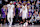 SACRAMENTO, CA - DECEMBER 21: Anthony Davis #3 and LeBron James #23 of the Los Angeles Lakers talk during the game against the Sacramento Kings on December 21, 2024 at Golden 1 Center in Sacramento, California. NOTE TO USER: User expressly acknowledges and agrees that, by downloading and or using this photograph, User is consenting to the terms and conditions of the Getty Images Agreement. Mandatory Copyright Notice: Copyright 2024 NBAE (Photo by Rocky Widner/NBAE via Getty Images)
