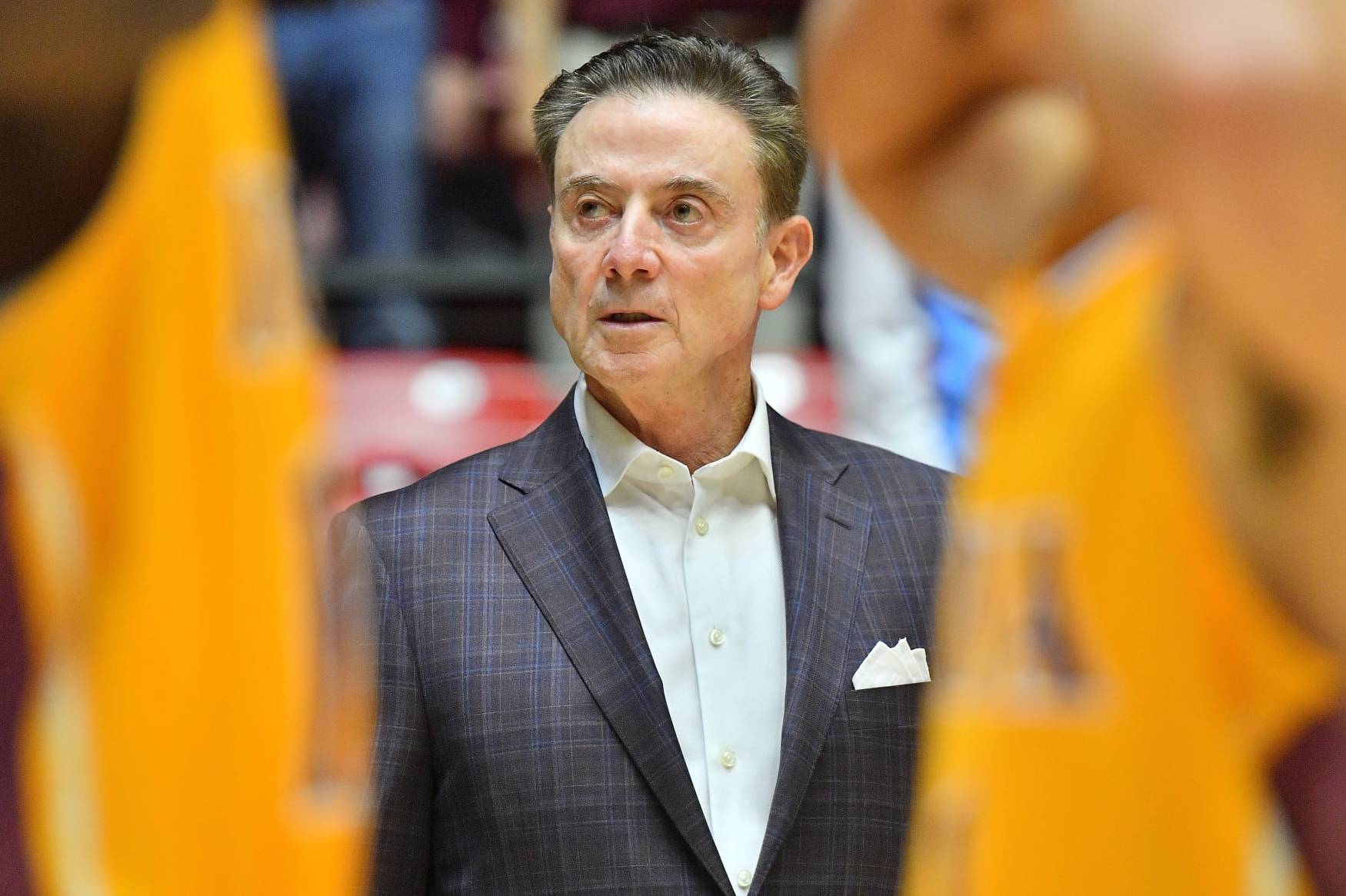 ALBUQUERQUE, NEW MEXICO - DECEMBER 18: Head coach Rick Pitino of the Iona Gaels stands on the court before his team's game against the New Mexico Lobos at The Pit on December 18, 2022 in Albuquerque, New Mexico. (Photo by Sam Wasson/Getty Images)