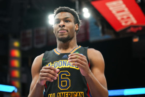 Bronny James NIL Value at $7.2M; LeBron's Son No. 1 from McDonald's All-American Game