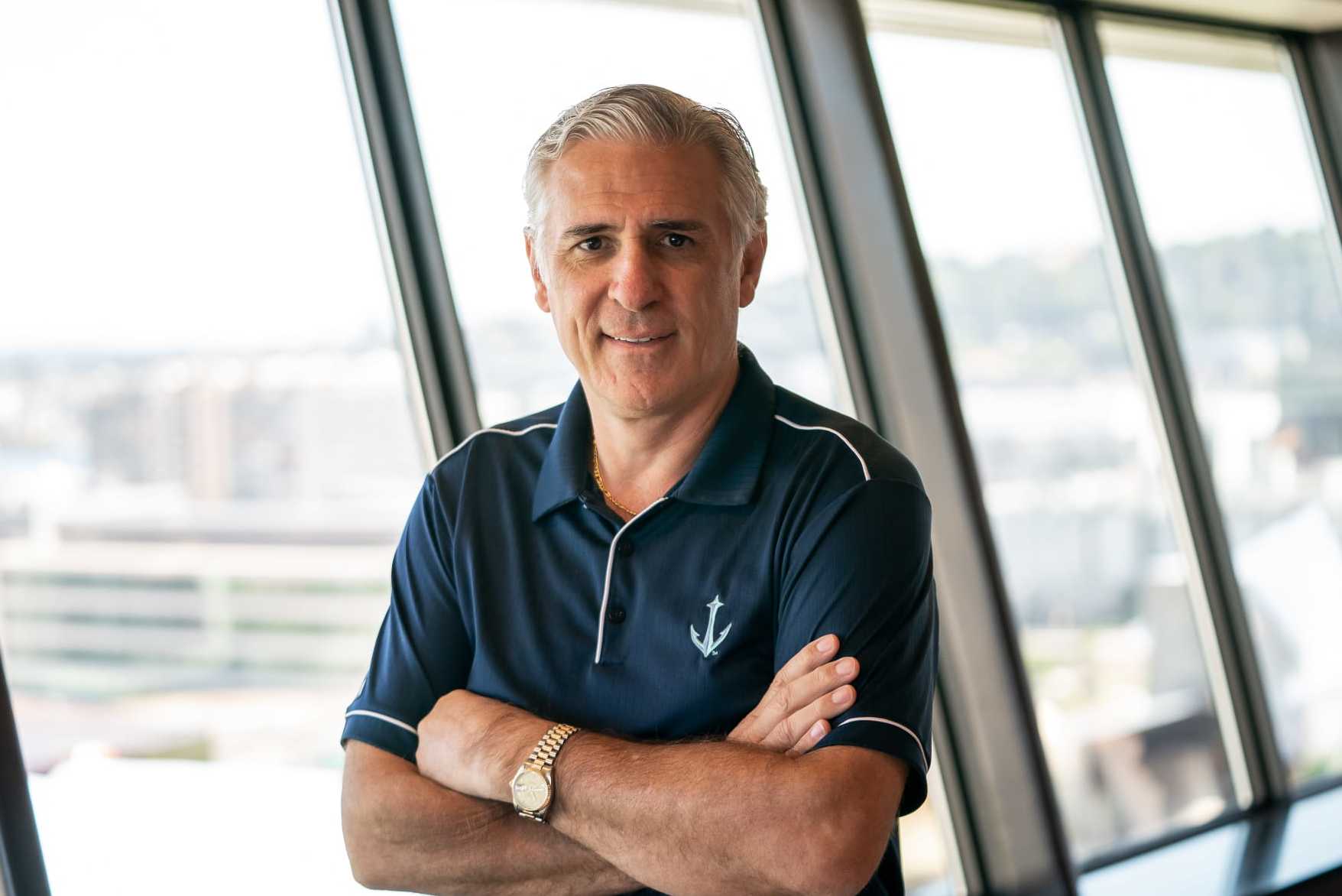 SEATTLE, WASHINGTON - JULY 23: Seattle Kraken General Manager Ron Francis poses for a headshot before the 2021 National Hockey League Draft on July 23, 2021 in Seattle, Washington. (Photo by Christopher Mast/NHLI via Getty Images)
