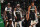 BOSTON, MA - MAY 11: Bobby Portis #9, Wesley Matthews #23 and Giannis Antetokounmpo #34 of the Milwaukee Bucks look on during Game 5 of the 2022 NBA Playoffs Eastern Conference Semifinals on May 11, 2022 at the TD Garden in Boston, Massachusetts.  NOTE TO USER: User expressly acknowledges and agrees that, by downloading and or using this photograph, User is consenting to the terms and conditions of the Getty Images License Agreement. Mandatory Copyright Notice: Copyright 2022 NBAE  (Photo by Nathaniel S. Butler/NBAE via Getty Images)