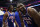 PHILADELPHIA, PA - APRIL 17: Tyrese Maxey #0 and Joel Embiid #21 of the Philadelphia 76ers celebrate after the game against the Miami Heat during the 2024 NBA Play-In Tournament on April 17, 2024 at the Wells Fargo Center in Philadelphia, Pennsylvania NOTE TO USER: User expressly acknowledges and agrees that, by downloading and/or using this Photograph, user is consenting to the terms and conditions of the Getty Images License Agreement. Mandatory Copyright Notice: Copyright 2024 NBAE (Photo by Jesse D. Garrabrant/NBAE via Getty Images)