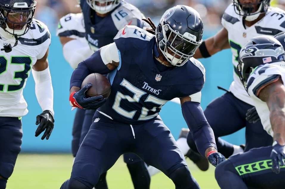 Former Tennessee Titans running back Derrick Henry